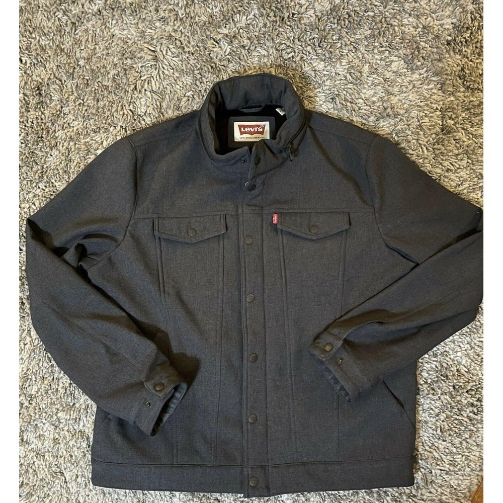 Levis Strauss & Co. Grey Polyester Jacket  Size L